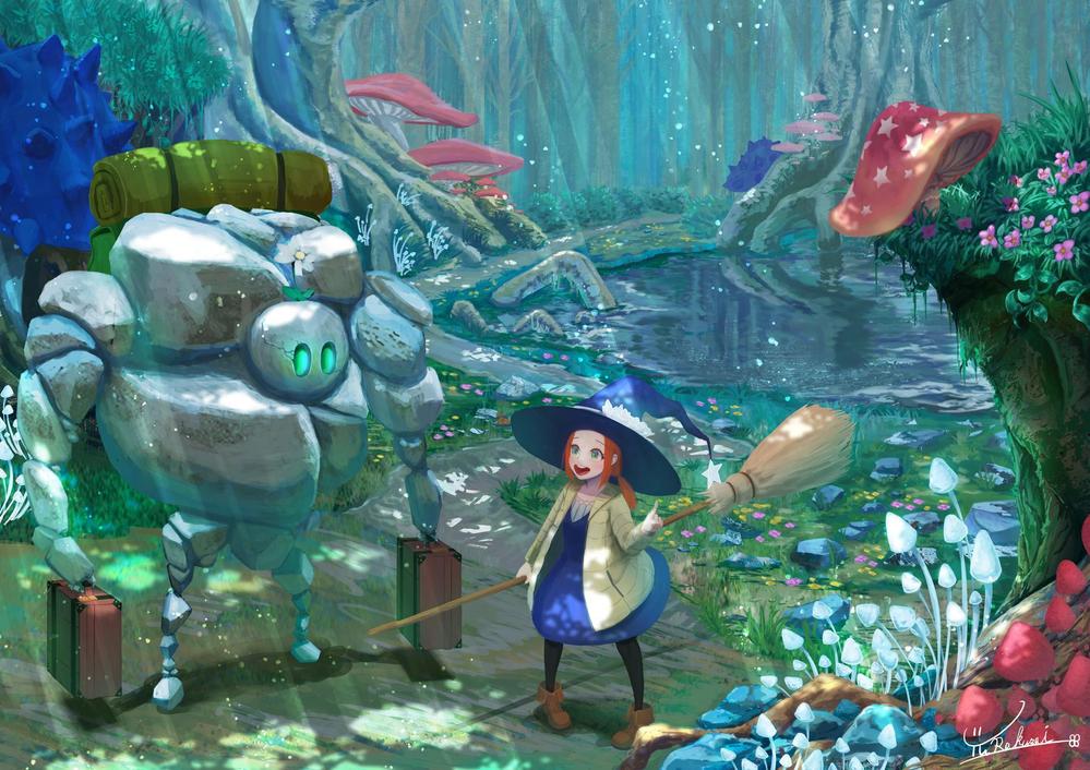 背景ありのキャラクターイラストや、Live2Dのループアニメーションも制作できます