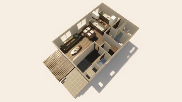 わかりやすい美しい3Dフロアプラン作成を5日間で作成します
