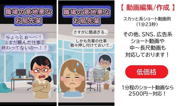 【格安】YouTube/ショート動画編集からSNS広告を安価で丁寧に承ります