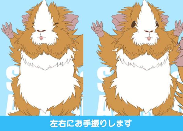 シンプルな動物着ぐるみLive2dモデルをイラストから制作いたします