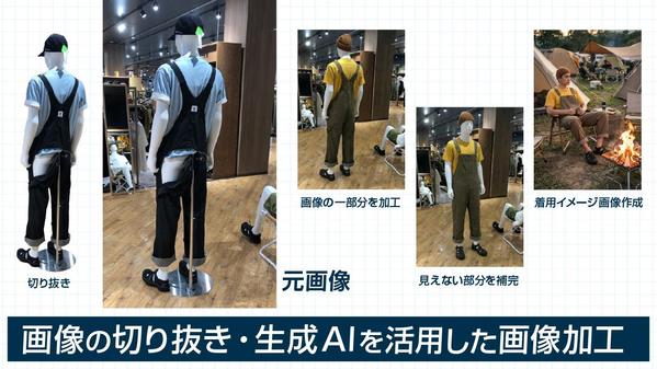 画像の切り抜き・生成AIを活用した高品質な画像加工を行います