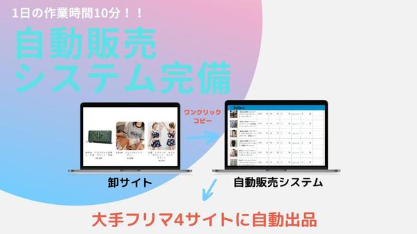 無在庫・完全自動化物販のやり方を教えます
