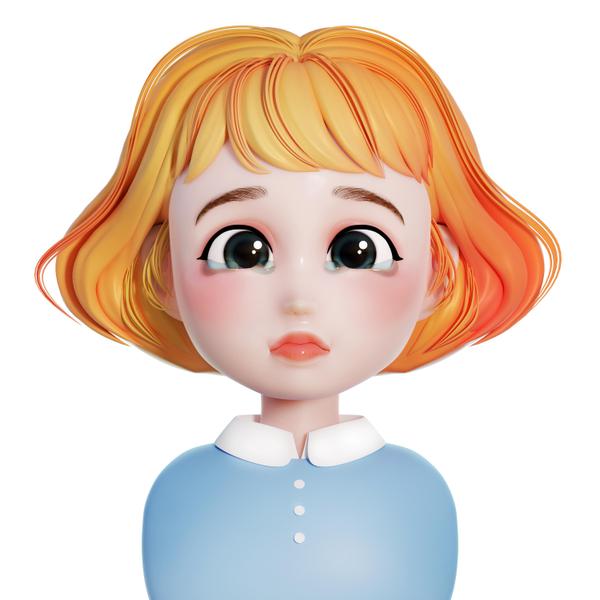 【NFTにも】3Dキャラクターのアイコン制作を承ります