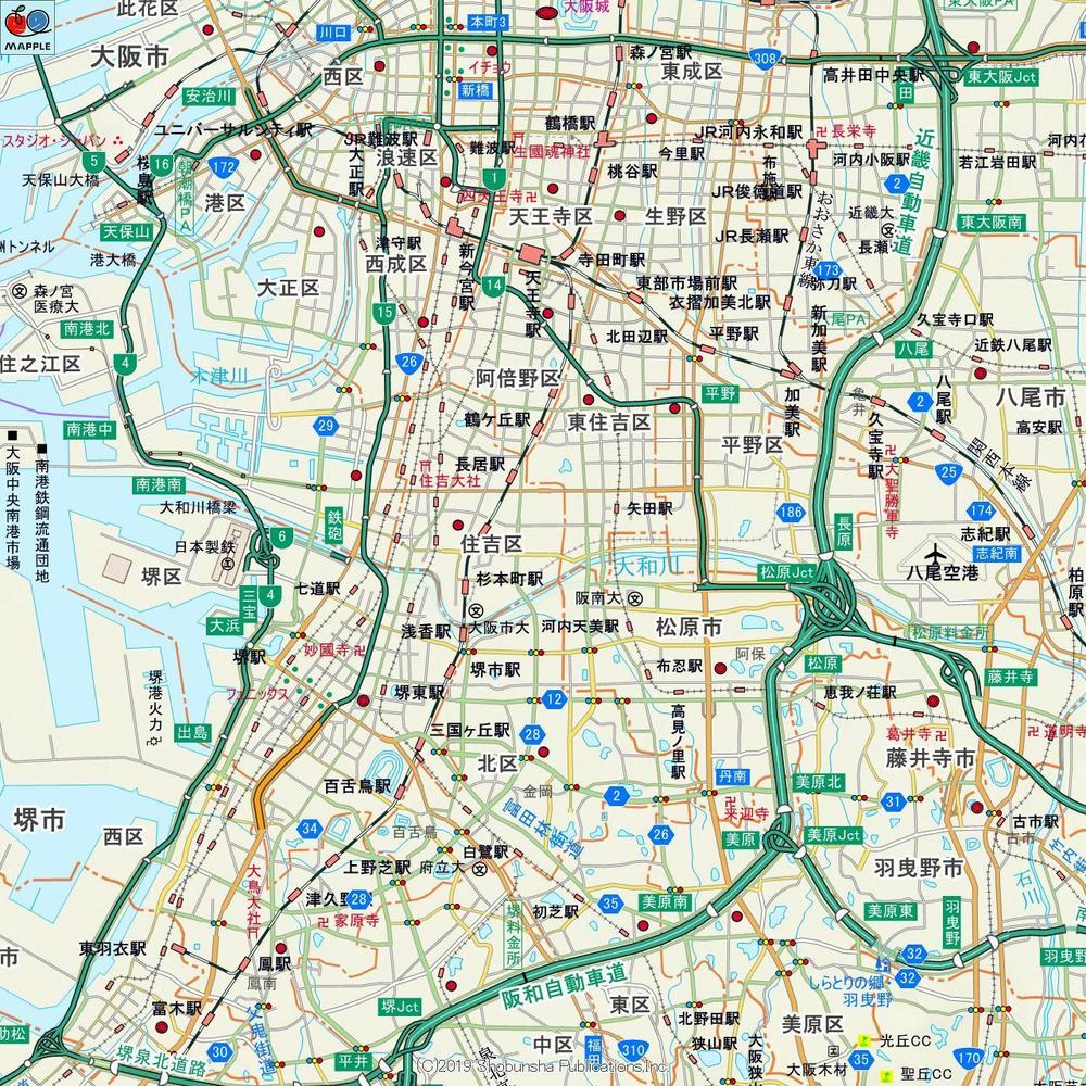 MAP地図をエクセルデータより作成いたします。ます