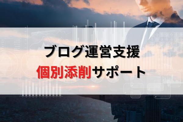 個人ブログ 究極添削サポート｜記事の書き方や文章のコツを伝授