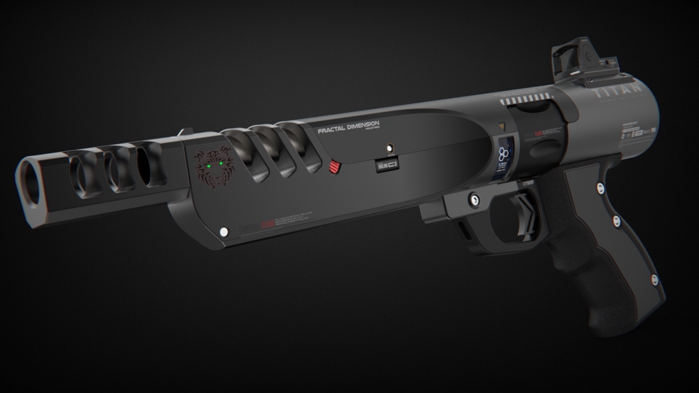 【3DCG 武器・銃・小物デザイン】Sci-Fi 銃、小物デザイン承ります