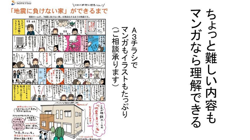 体験ルポ、取材内容をイラストと文章でわかりやすい＆見やすいチラシを制作いたします