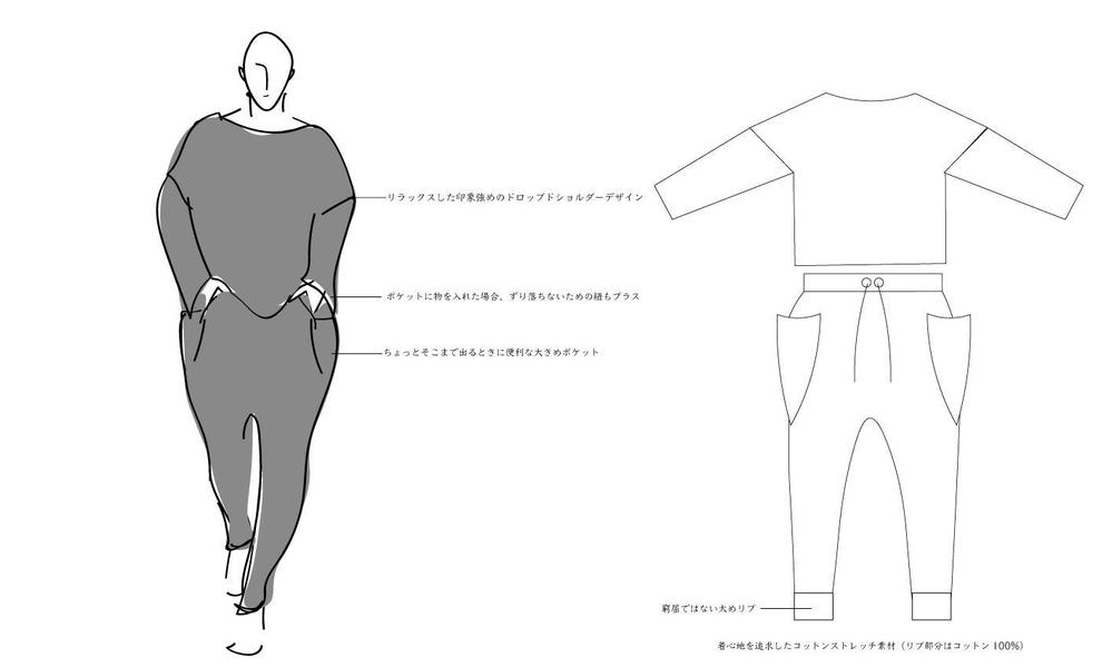 ご要望に沿ったファッションデザインをさせていただきます