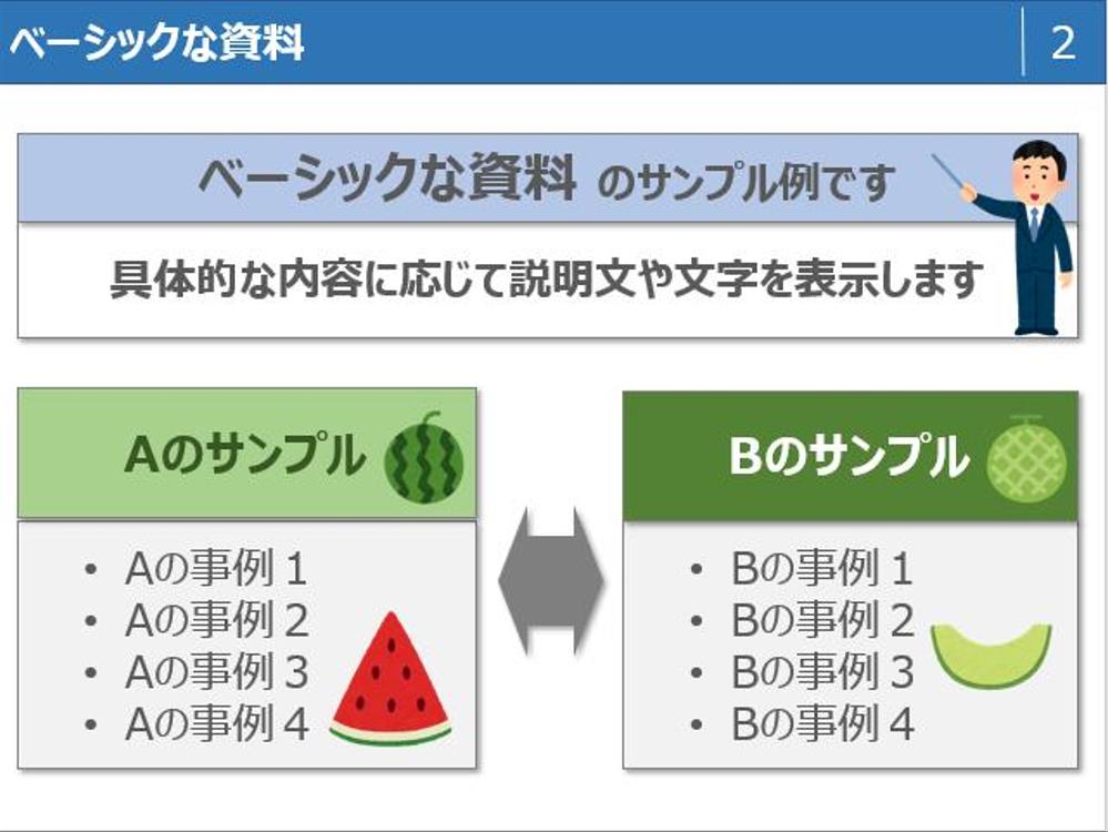 シンプルで伝わりやすい資料へ！早い&安い&高品質★プレゼン資料作成します