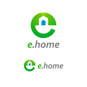 ＊ sa_akutsu ＊ (sa_akutsu)さんの【e.ホーム】又は【e.home】」のロゴ作成への提案