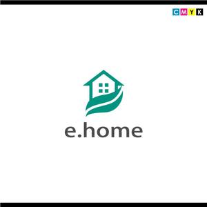 さんの【e.ホーム】又は【e.home】」のロゴ作成への提案