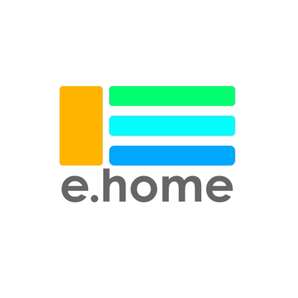【e.ホーム】又は【e.home】」のロゴ作成