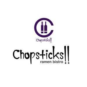 fplus (favolit_plus)さんの「Chopsticks！！　ramen bistro」のロゴ作成への提案