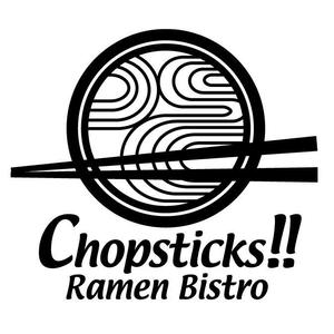 38gawaさんの「Chopsticks！！　ramen bistro」のロゴ作成への提案