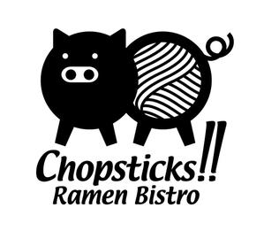 38gawaさんの「Chopsticks！！　ramen bistro」のロゴ作成への提案