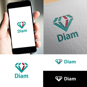 D-Design (dorisuke)さんのエンターテイメント会社「Diam」のロゴへの提案