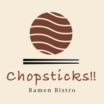 d_o_o_bさんの「Chopsticks！！　ramen bistro」のロゴ作成への提案