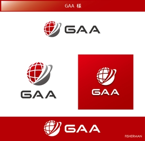 FISHERMAN (FISHERMAN)さんの協同組合グローバルエイドアソシエーション「GAA」のロゴ作成を依頼します。への提案