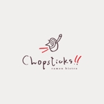 hirodef_0513さんの「Chopsticks！！　ramen bistro」のロゴ作成への提案
