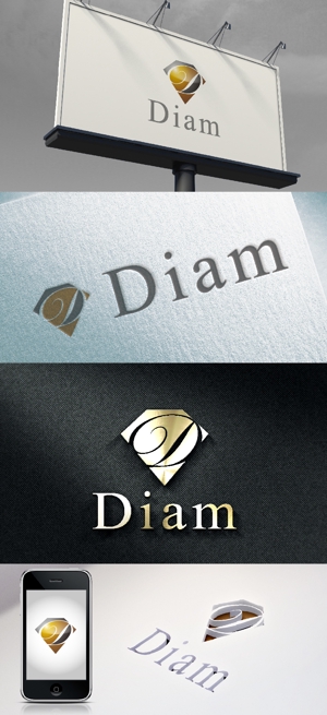 k_31 (katsu31)さんのエンターテイメント会社「Diam」のロゴへの提案