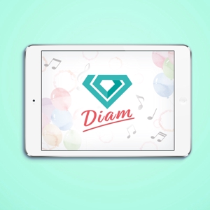 夢枕さとし ()さんのエンターテイメント会社「Diam」のロゴへの提案