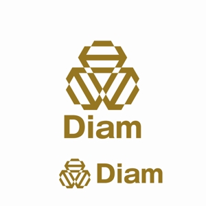 agnes (agnes)さんのエンターテイメント会社「Diam」のロゴへの提案