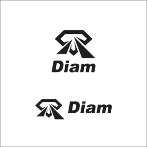 queuecat (queuecat)さんのエンターテイメント会社「Diam」のロゴへの提案