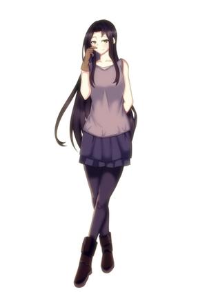 モジャリスト (mozyarisuto3102)さんの人差し指で鼻の下をこする少女のキャラクターデザインへの提案