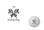 marukei (marukei)さんのゴルフボール「butterfly」のロゴの作成への提案