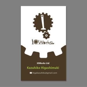 伊東　望 (sorude2501)さんの貿易会社のデザイン重視の名刺への提案