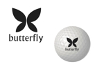 なべちゃん (YoshiakiWatanabe)さんのゴルフボール「butterfly」のロゴの作成への提案
