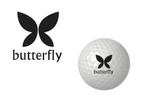 なべちゃん (YoshiakiWatanabe)さんのゴルフボール「butterfly」のロゴの作成への提案