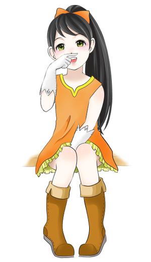bellmom (bellmom528)さんの人差し指で鼻の下をこする少女のキャラクターデザインへの提案