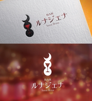 h_nakamachi (h_nakamachi)さんのBAR 「ルナジェナ」のロゴへの提案