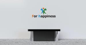 Felt (felt78)さんの就労準備型放課後等デイサービス『For happiness』のロゴへの提案