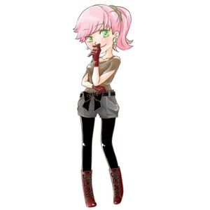 濃藍（nolan） (nashie210v0)さんの人差し指で鼻の下をこする少女のキャラクターデザインへの提案