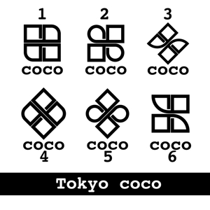 Qitian (Qitian)さんの高級レザーバッグ・小物「Tokyo coco」のロゴへの提案