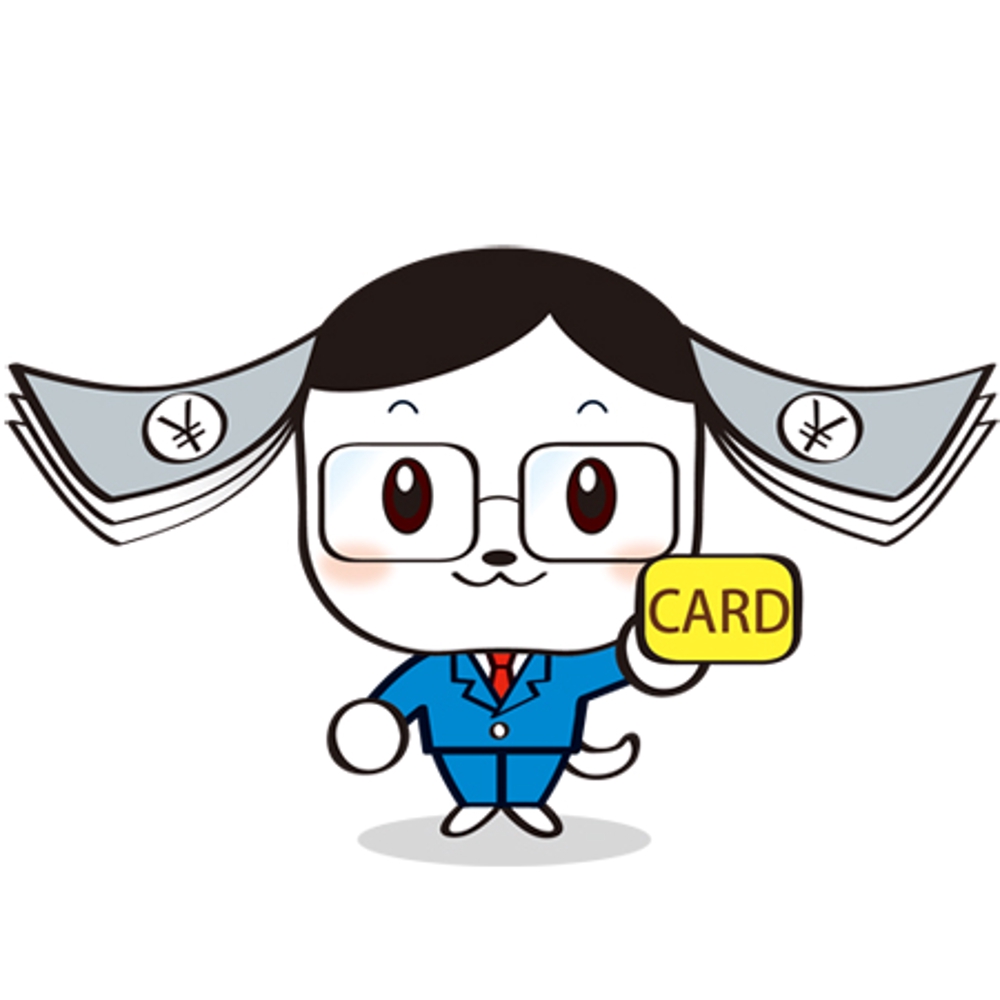 クレジットカードサイトのキャラクター制作