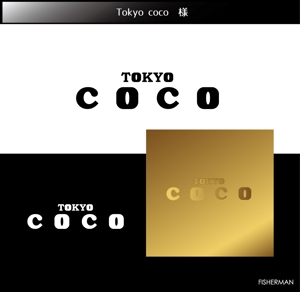 FISHERMAN (FISHERMAN)さんの高級レザーバッグ・小物「Tokyo coco」のロゴへの提案