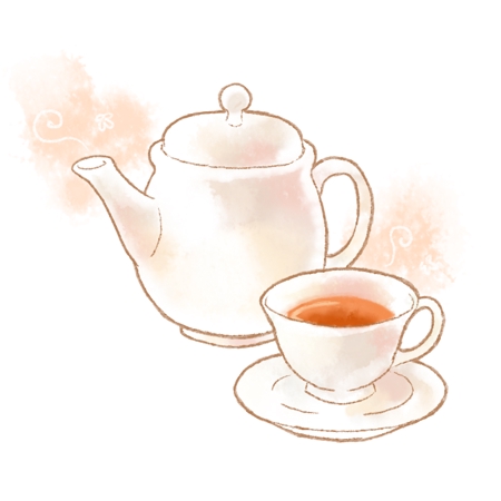Numamaさんの事例 実績 提案 かわいい紅茶のイラスト 初めまして
