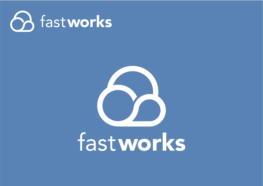 会社名及びクラウドアプリサービス「fastworks」のロゴ