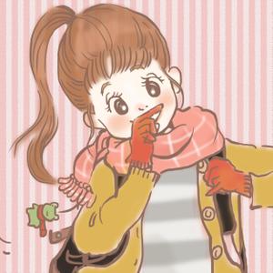 えほんポケット (sara2014)さんの人差し指で鼻の下をこする少女のキャラクターデザインへの提案