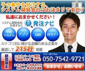 さんのシステム会社比較サイトのバナー制作への提案