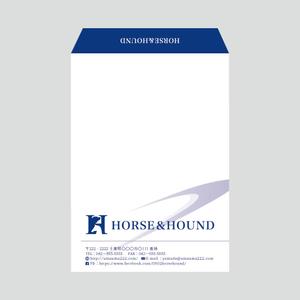 TYPOGRAPHIA (Typograph)さんの馬に関連する会社の封筒２種類のデザイン依頼への提案