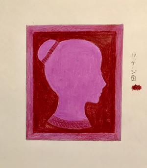 KOICHIさんの化粧品パッケージに使用する女性の横顔イラストへの提案