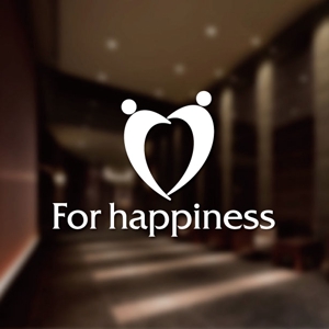 トランプス (toshimori)さんの就労準備型放課後等デイサービス『For happiness』のロゴへの提案