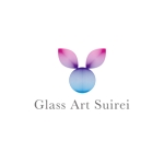 TIHI-TIKI (TIHI-TIKI)さんのステンドグラスなどのガラスアートのアトリエ『Glass Art Suirei』のロゴ. マークへの提案