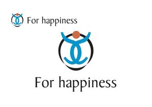 なべちゃん (YoshiakiWatanabe)さんの就労準備型放課後等デイサービス『For happiness』のロゴへの提案