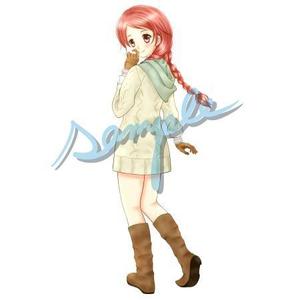 ネコユ ()さんの人差し指で鼻の下をこする少女のキャラクターデザインへの提案