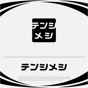 drkigawa (drkigawa)さんの食べ物コンセプトの新規アイドルユニット「テンシメシ」のロゴへの提案